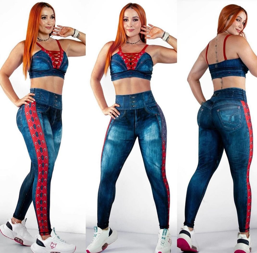 Conjunto Estampado Tipo Jean