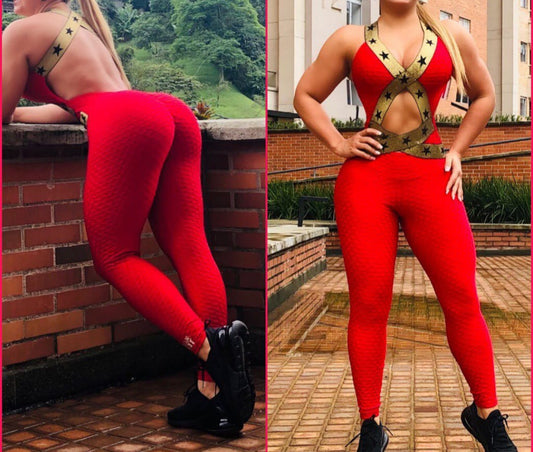 Enterizo Rojo Intenso