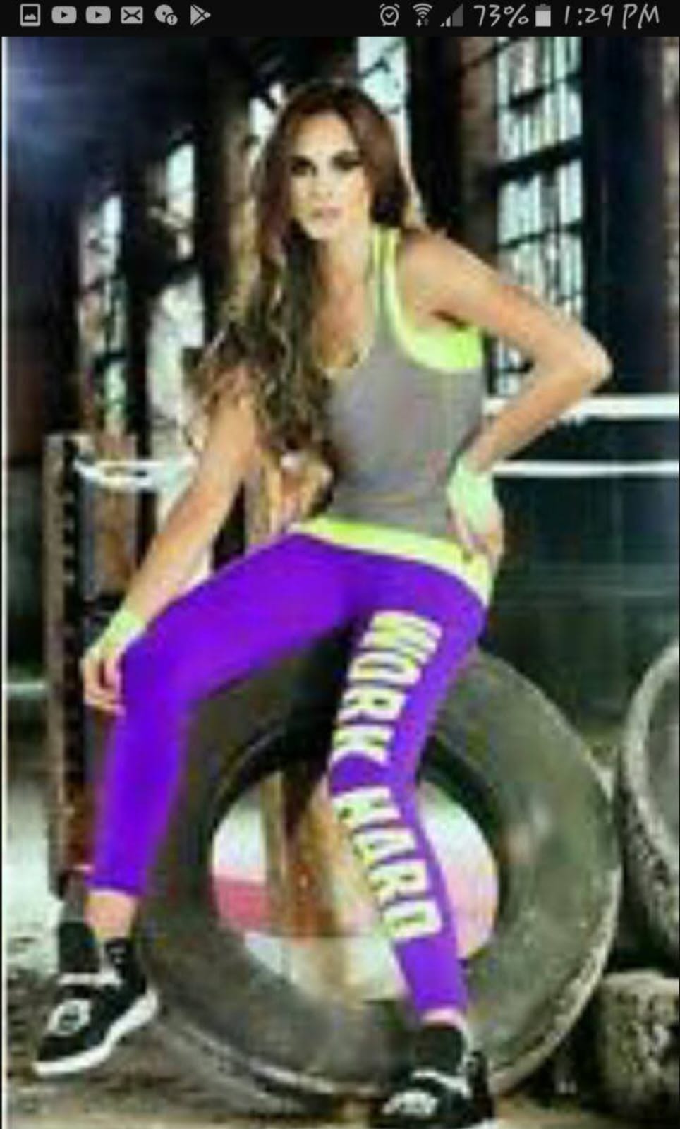 Leggins Supplex morado