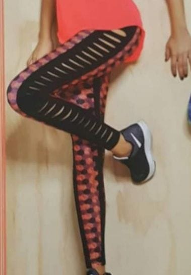 Leggins poliéster corte laser