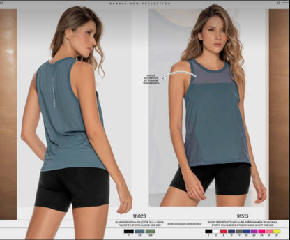 Camisilla BB con semi transparencia