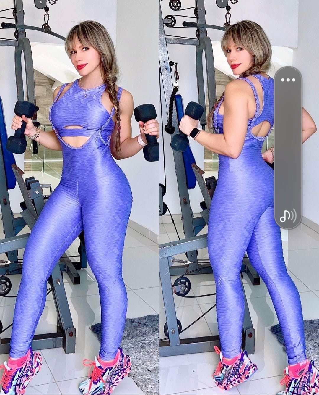 Conjunto texturizado brillante