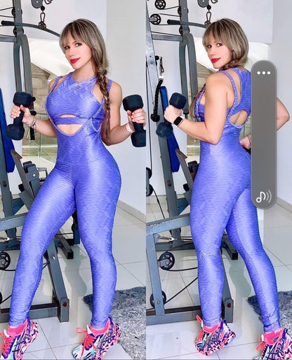 Conjunto texturizado brillante